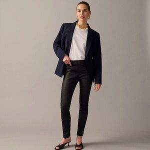 PRICE DROP!  EUC J.Crew Collection MIDNIGHT BLUE Leather Leggings Size 2